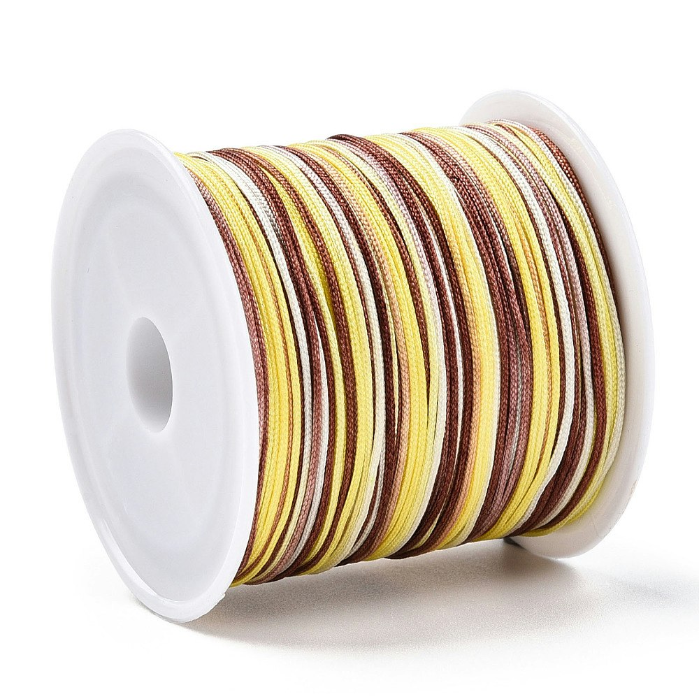 Nylontråd, Yellow, Flerfärgad, 0,8mm, 50m