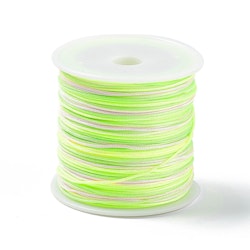 Nylontråd, Green Yellow, Flerfärgad, 0,8mm, 50m