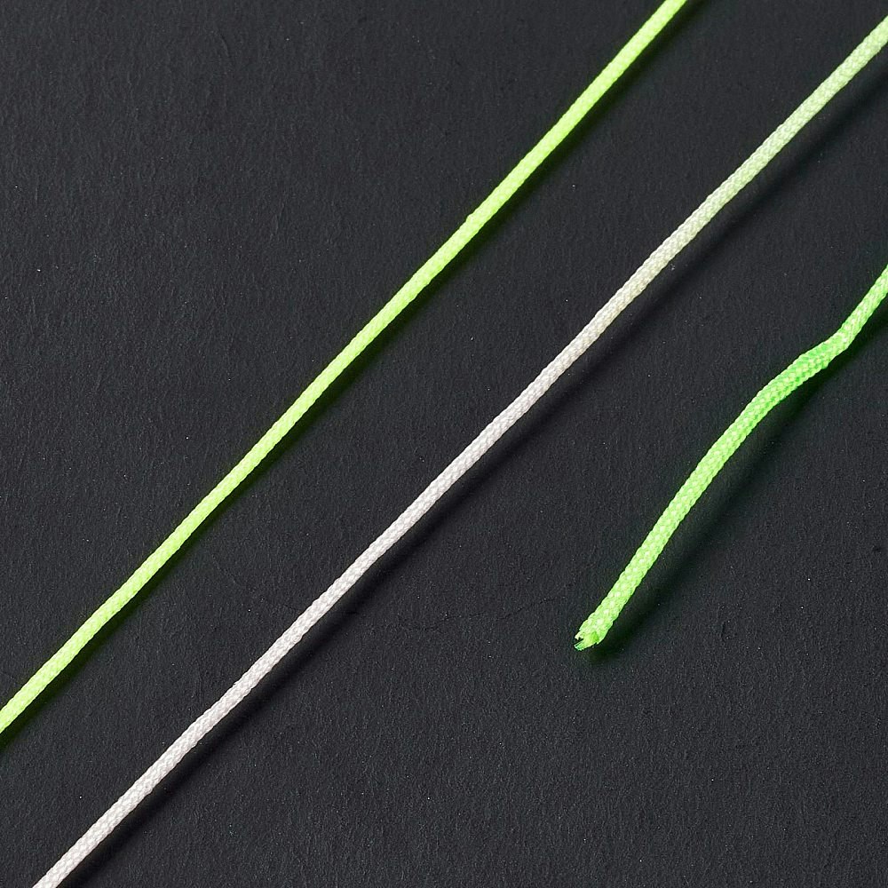 Nylontråd, Green Yellow, Flerfärgad, 0,8mm, 50m