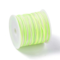 Nylontråd, Green Yellow, Flerfärgad, 0,8mm, 50m