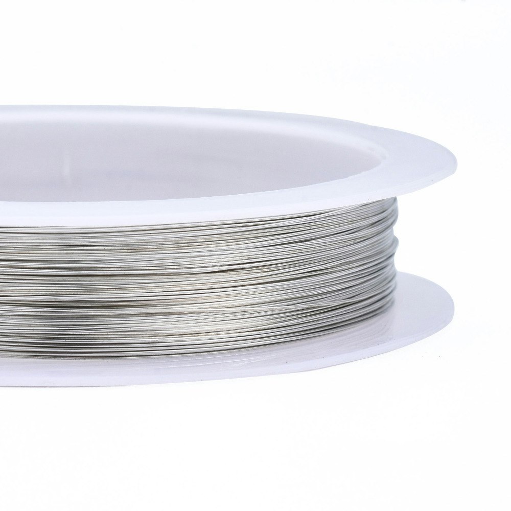 Koppartråd, 0,3mm, 25 meter, Silver