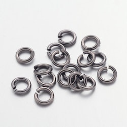 Bindringar, 5x1 mm, Gunmetal, Mässing, 50 st