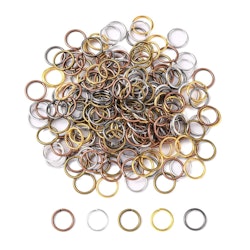 Bindringar, 5x1 mm, Mixade, Mässing, 50 st