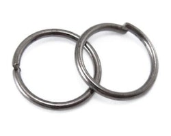 Bindringar, 4x0,8 mm, Gunmetal, Mässing, 50 st