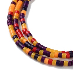 Lampwork, Glaspärlor, Tjeckiska, 224st, Colorful