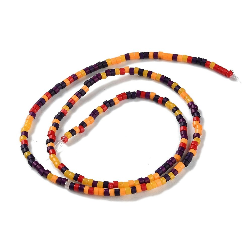 Lampwork, Glaspärlor, Tjeckiska, 224st, Colorful