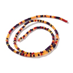 Lampwork, Glaspärlor, Tjeckiska, 224st, Colorful