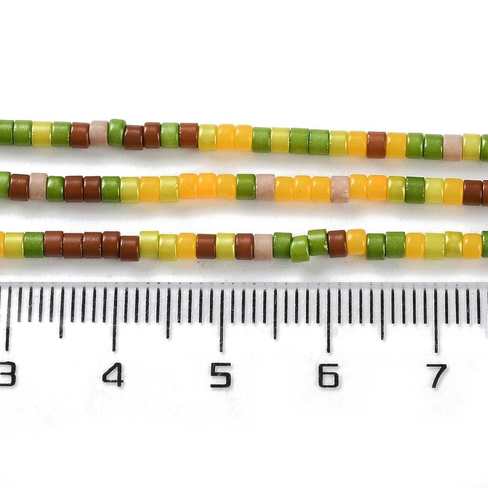 Lampwork, Glaspärlor, Tjeckiska, 224st, Colorful