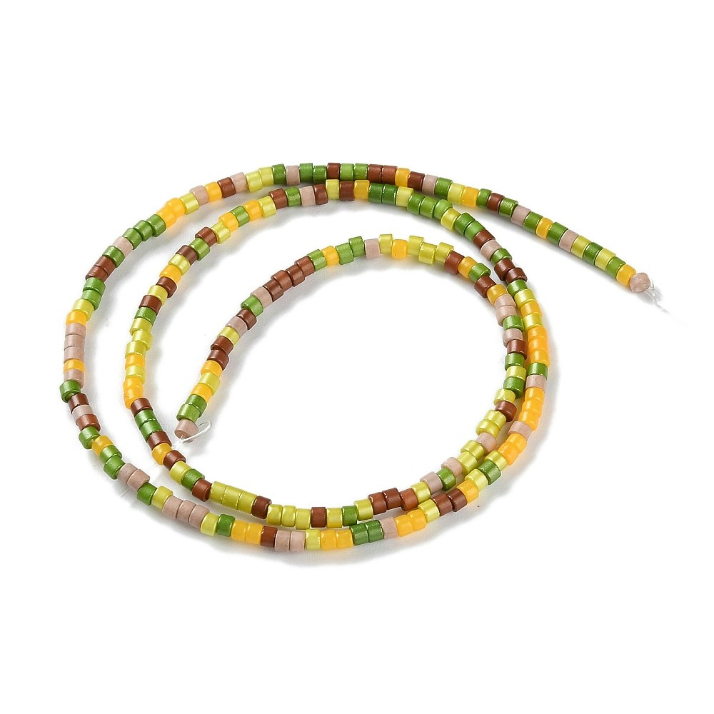 Lampwork, Glaspärlor, Tjeckiska, 224st, Colorful