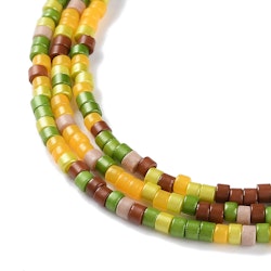 Lampwork, Glaspärlor, Tjeckiska, 224st, Colorful