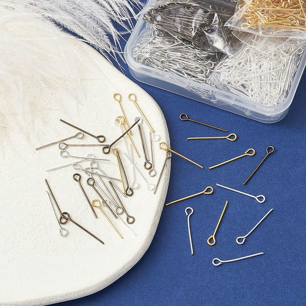 Öglepinnar-kit, 5 olika färger, 1000st