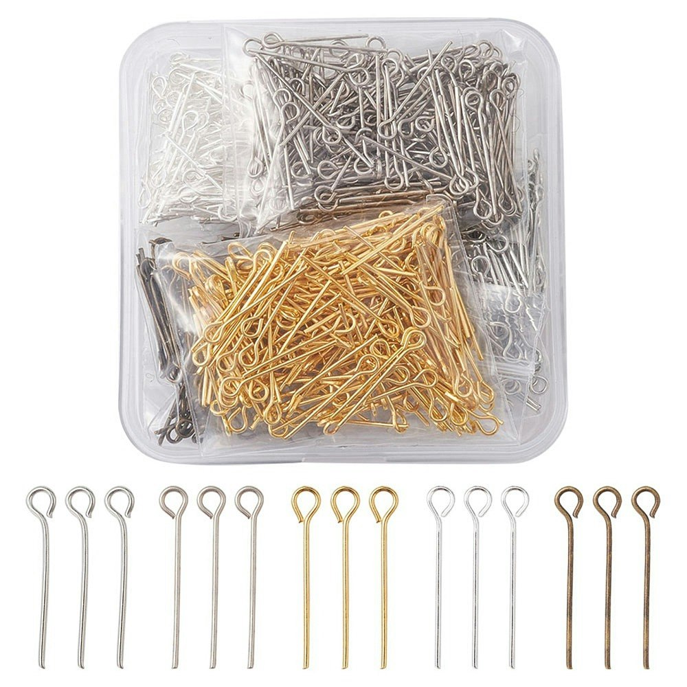 Öglepinnar-kit, 5 olika färger, 1000st