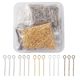 Öglepinnar-kit, 5 olika färger, 1000st