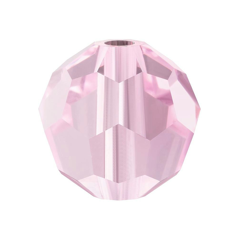 Preciosa® Runda facetterade 4mm, 24 st, Pink Sapphire