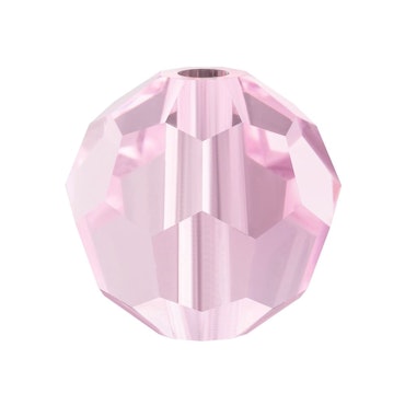 Preciosa® Runda facetterade 4mm, 24 st, Pink Sapphire