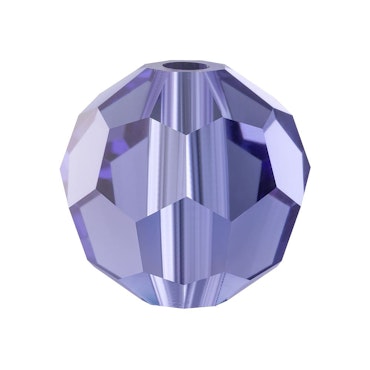 Preciosa® Runda facetterade 4mm, 24 st, Tanzanite