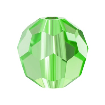 Preciosa® Runda facetterade 4mm, 24 st, Peridot