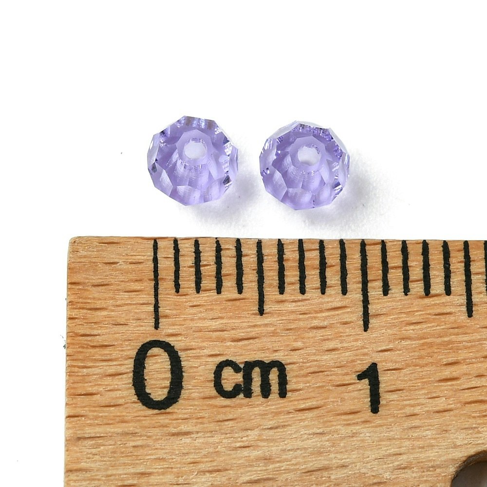 Preciosa® Runda facetterade 4mm, 24 st, Violet