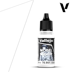 Vallejo White mat, 18mm, No 1