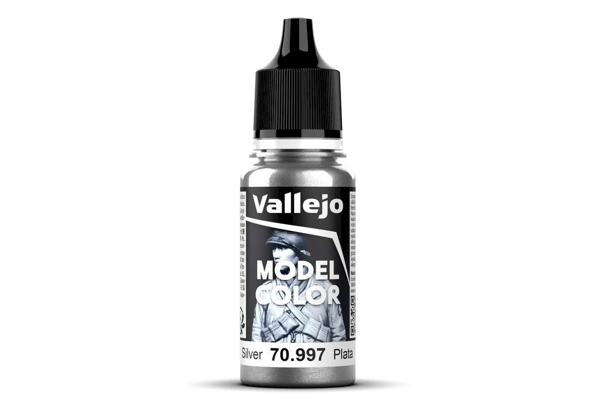 Vallejo Silver (metallic), 18mm, No 195