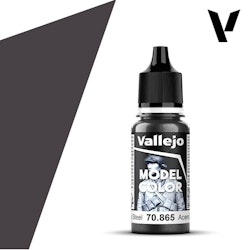Vallejo Oily Steel (metallic), 18mm, No 196