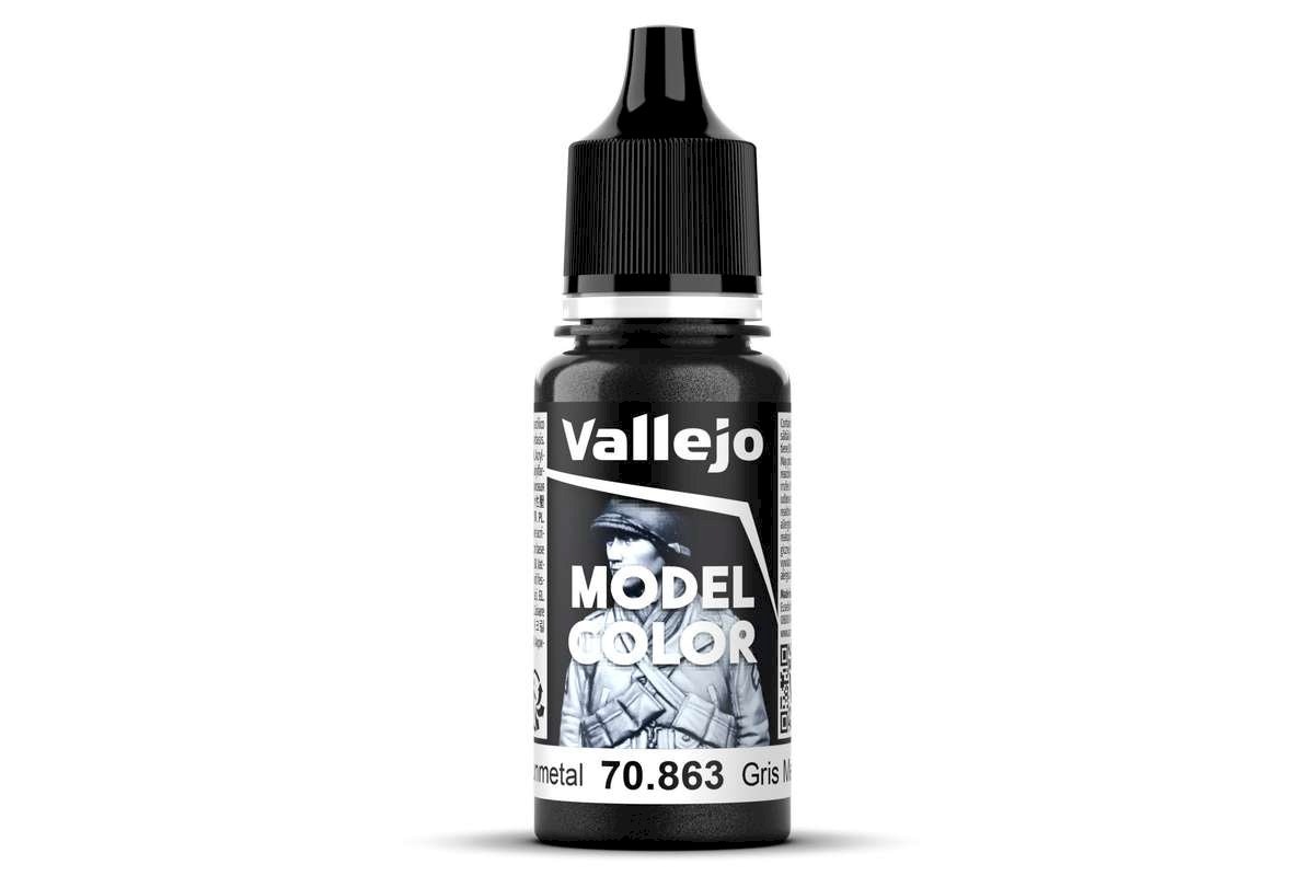 Vallejo Gunmetal (metallic), 18mm, No 198