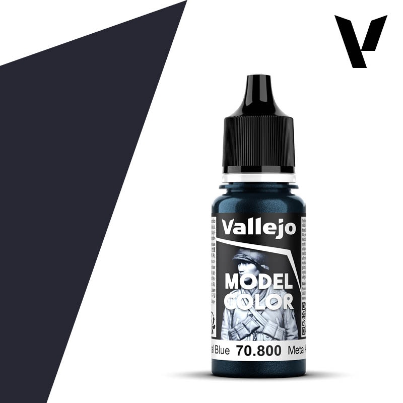 Vallejo Gunmetal Blue (metallic), 18mm, No 204