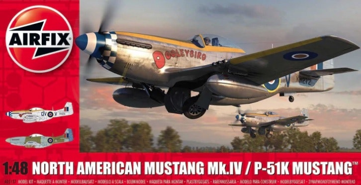 Airfix North American Mustang Mk.IV / P-51K Mustang, 1:48