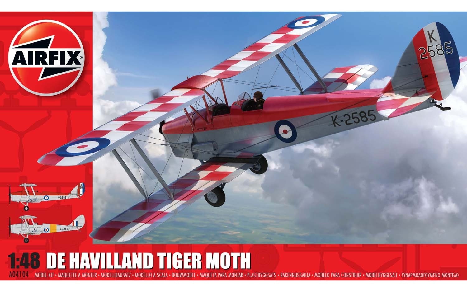 Airfix De Havilland DH82aTiger Moth, 1:48