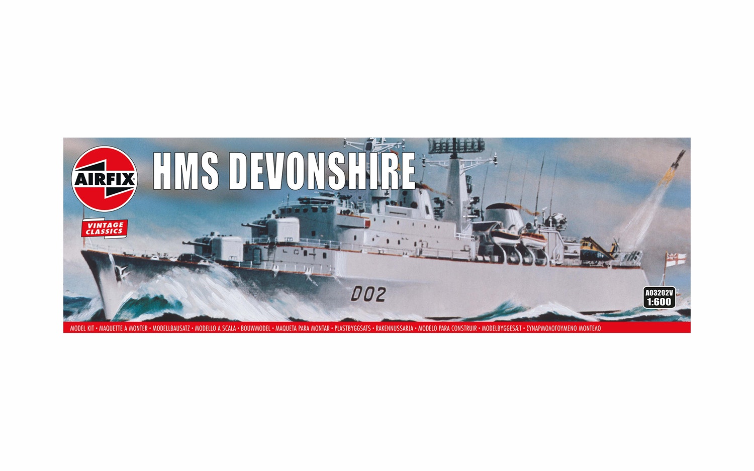 Airfix HMS Devonshire, 1:600