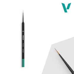Vallejo, Precision, Synthetic Hair Round No. 2/0