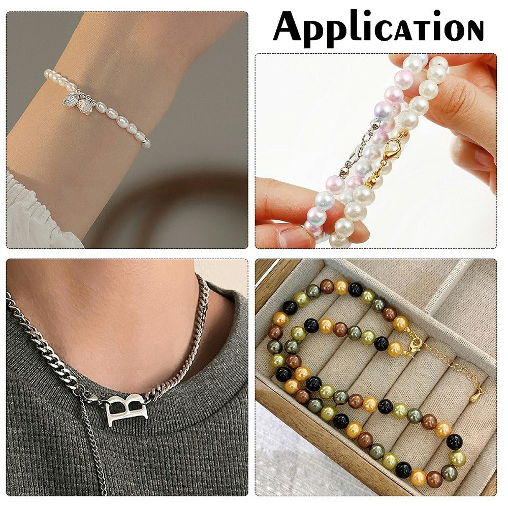 Smyckesdels-kit, 6 olika delar, Silver
