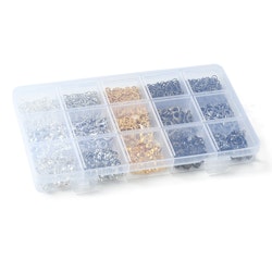 Smyckesdels-kit, 5 olika färger