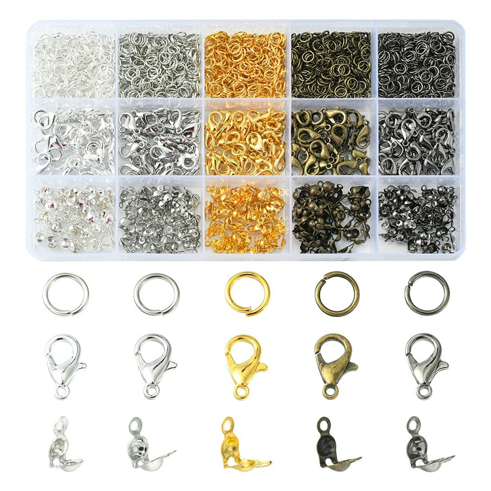 Smyckesdels-kit, 5 olika färger