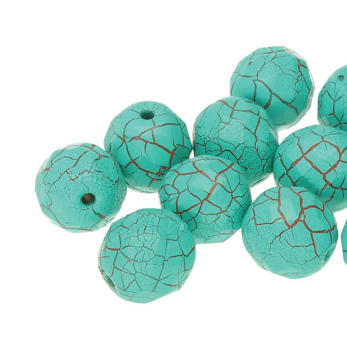 Tjeckiska Firepolish, 4mm, Turbo Green/Brown
