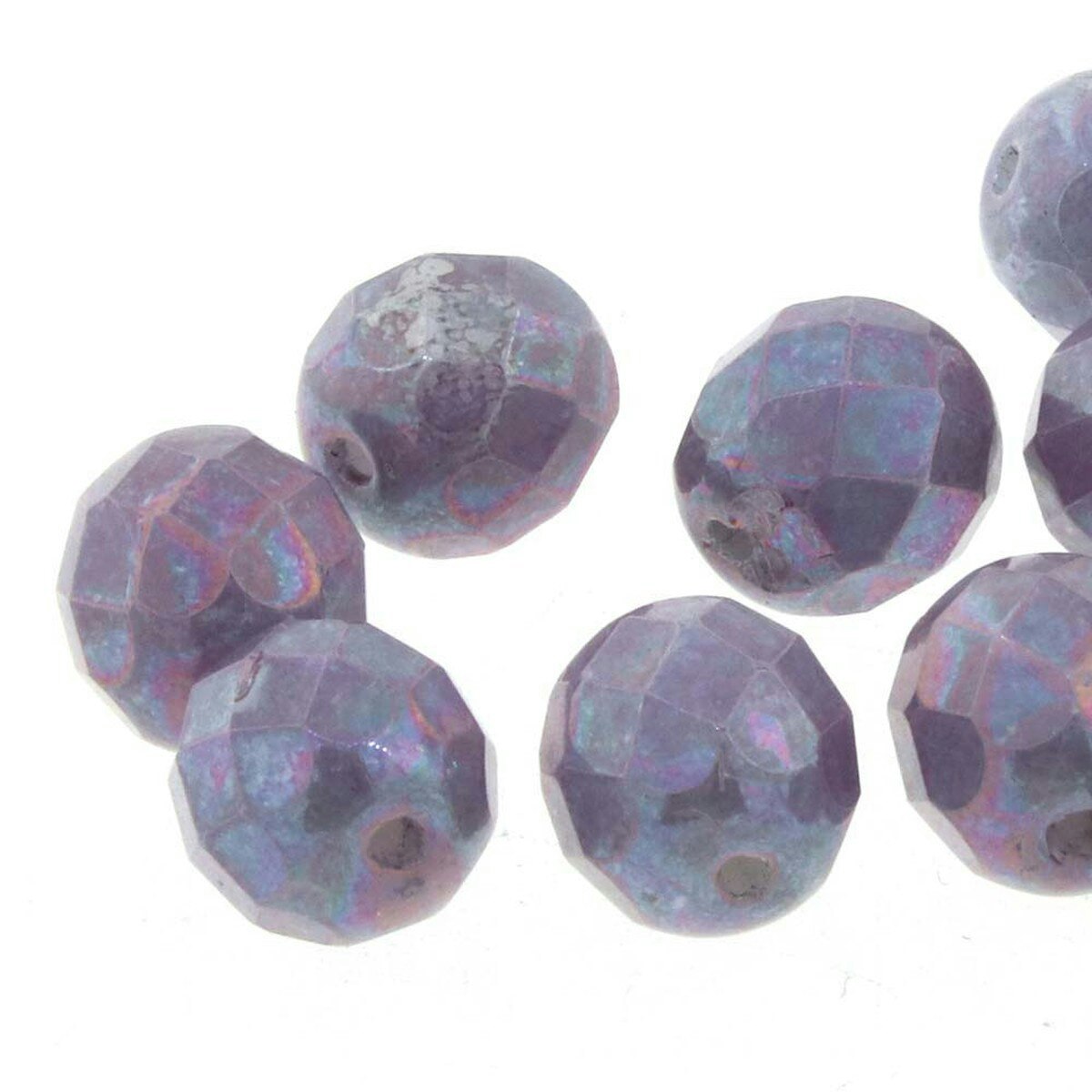 Tjeckiska Firepolish, 4mm, Nebula Chalk