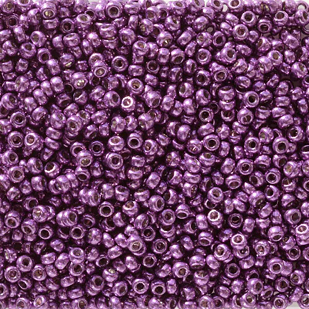MIYUKI, Japanese Seed Beads, Round, 11/0, Duracoat Galv Purple Orchid