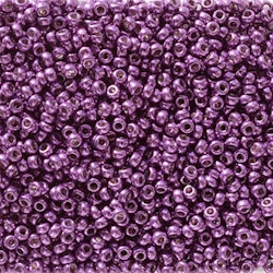 MIYUKI, Japanese Seed Beads, Round, 11/0, Duracoat Galv Purple Orchid