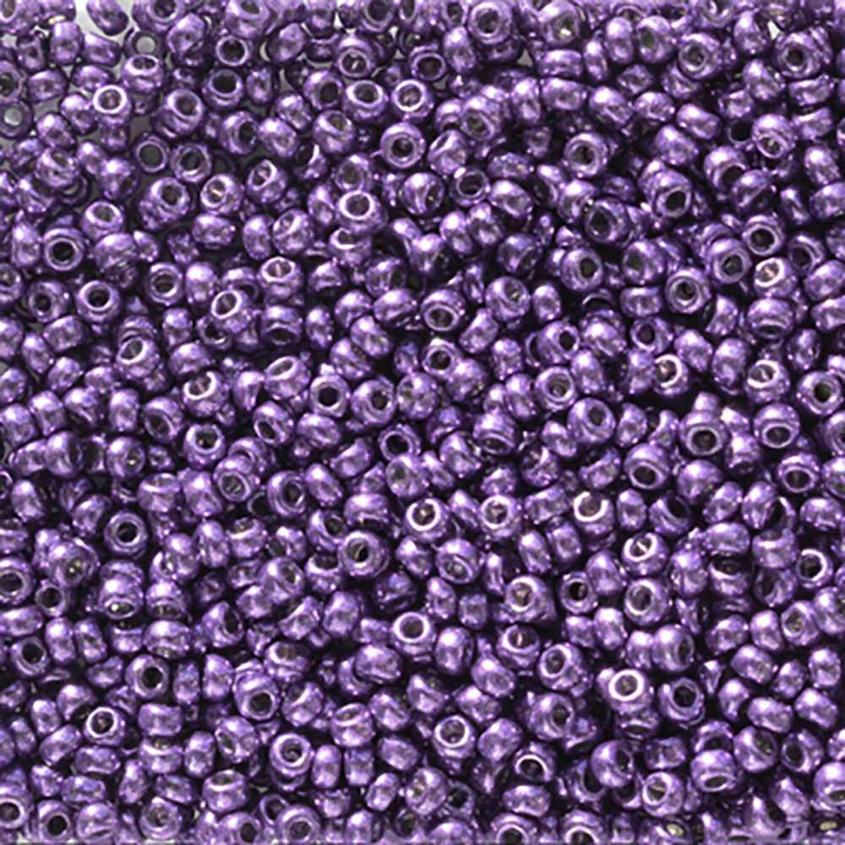 MIYUKI, Japanese Seed Beads, Round, 11/0, Duracoat Galv Dark Lilac