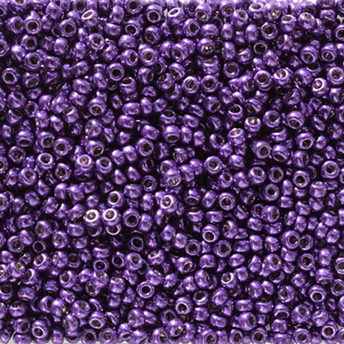 MIYUKI, Japanese Seed Beads, Round, 11/0, Duracoat Galv Lilac Night