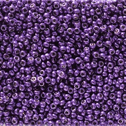 MIYUKI, Japanese Seed Beads, Round, 11/0, Duracoat Galv Lilac Night
