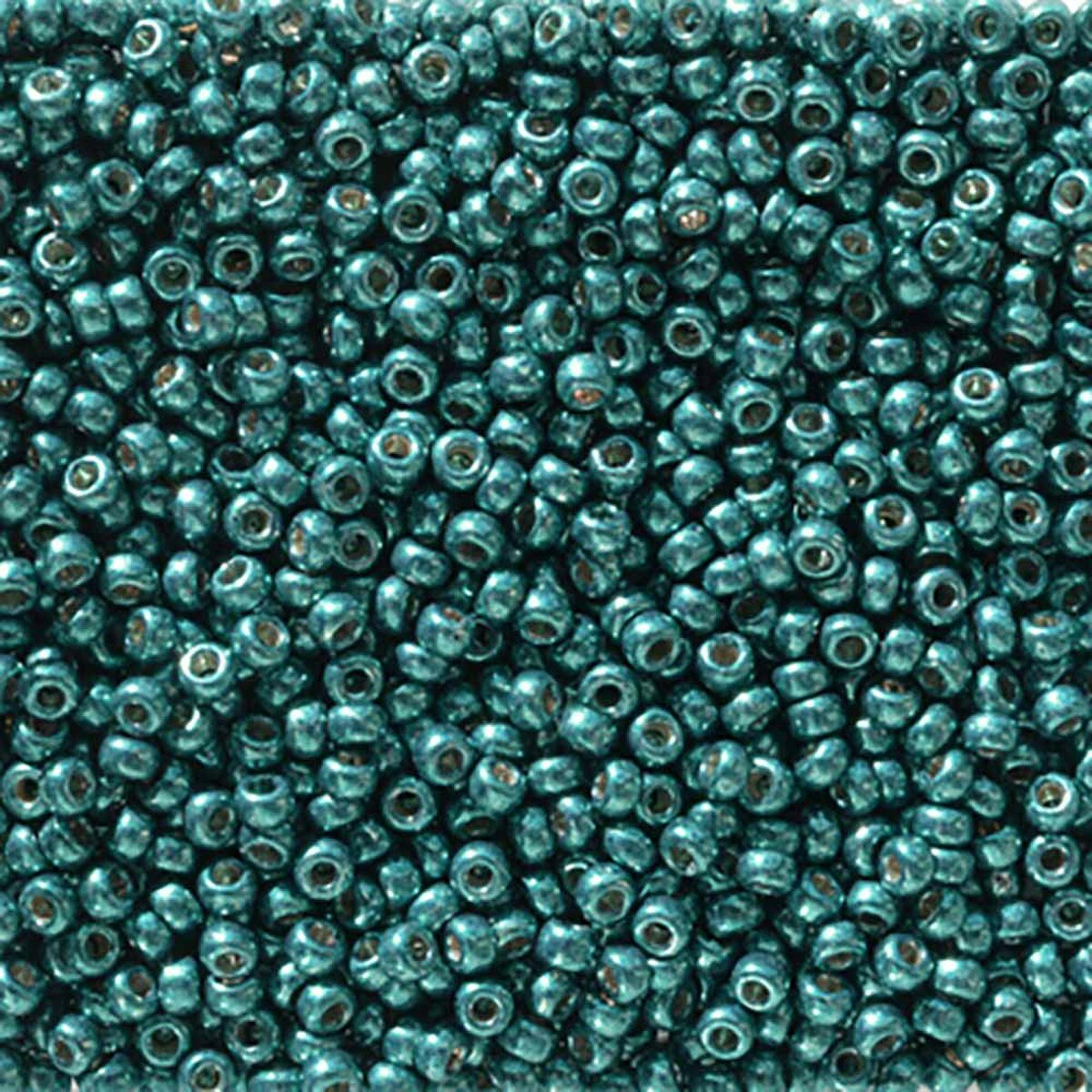 MIYUKI, Japanese Seed Beads, Round, 11/0, Duracoat Galv Poseidon Blue