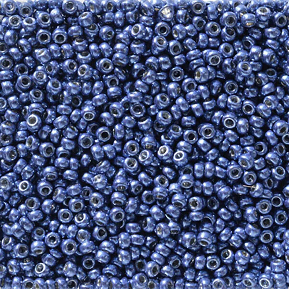MIYUKI, Japanese Seed Beads, Round, 11/0, Duracoat Galv Mermaid Blue