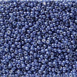 MIYUKI, Japanese Seed Beads, Round, 11/0, Duracoat Galv Mermaid Blue