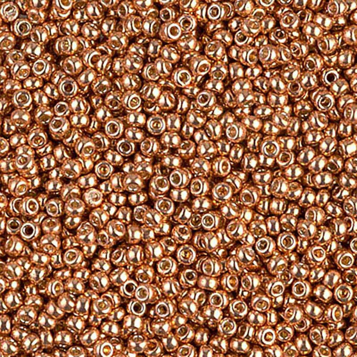 MIYUKI, Japanese Seed Beads, Round, 11/0, Duracoat Galv Muscat