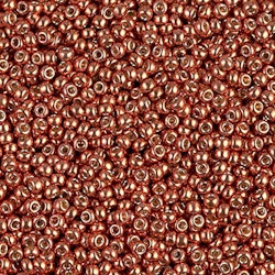 MIYUKI, Japanese Seed Beads, Round, 11/0, Duracoat Galv Pink Blush