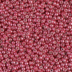 MIYUKI, Japanese Seed Beads, Round, 11/0, Duracoat Galv Cranberry