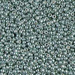 MIYUKI, Japanese Seed Beads, Round, 11/0, Duracoat Galv Dark Seafoam