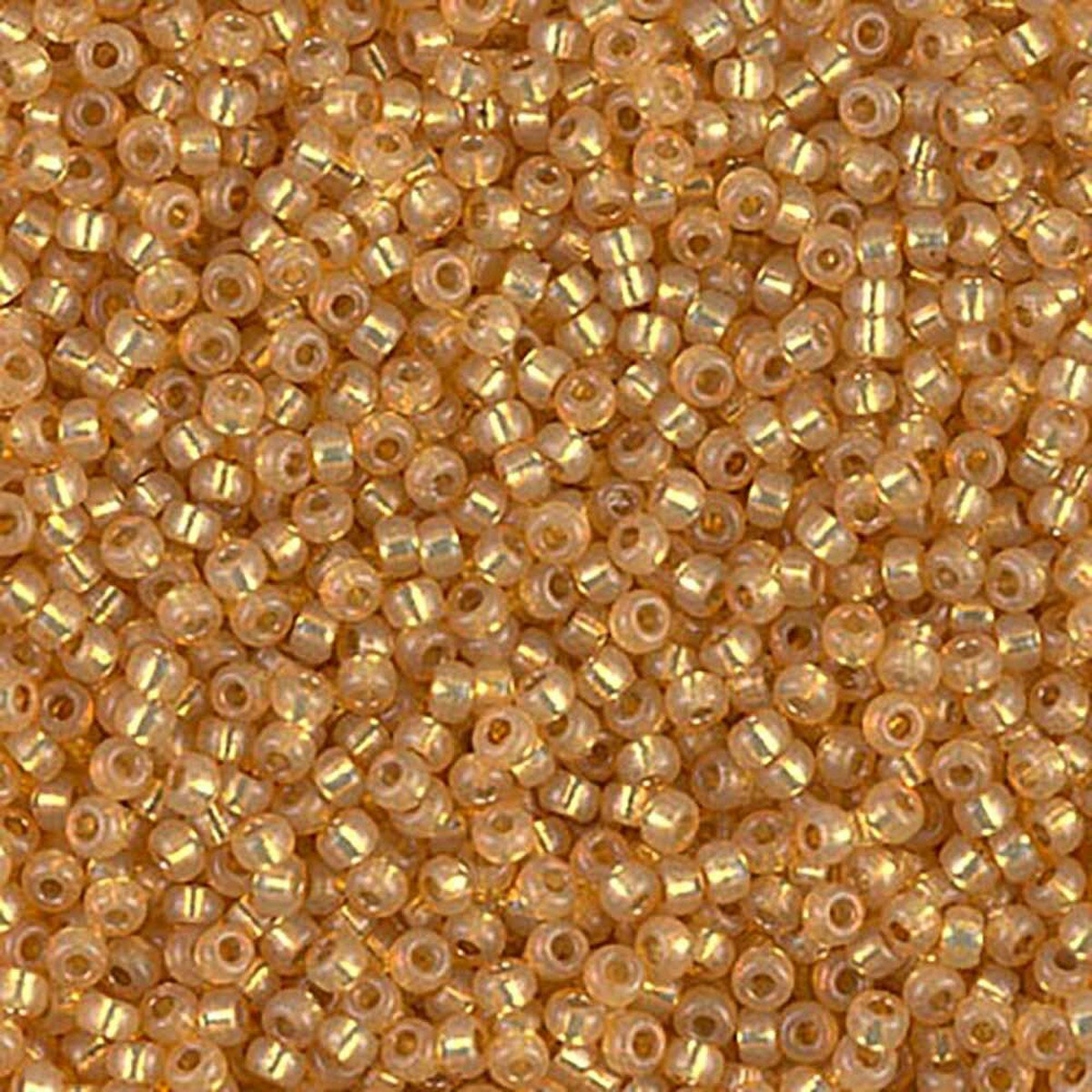 MIYUKI, Japanese Seed Beads, Round, 11/0, Duracoat S/L Golden Flax