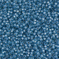 MIYUKI, Japanese Seed Beads, Round, 11/0, Duracoat S/L Aqua